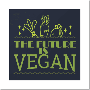 The Future Is Vegan Posters and Art